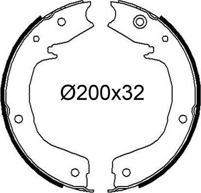 Valeo 564256 - Kit freno, freni a tamburo www.autoricambit.com