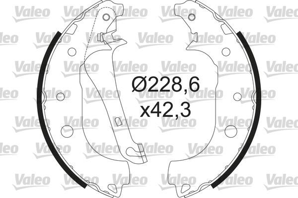 Valeo 564207 - Kit freno, freni a tamburo www.autoricambit.com