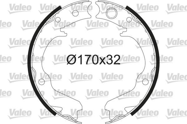 Valeo 564234 - Kit freno, freni a tamburo www.autoricambit.com