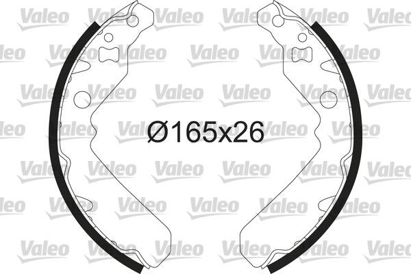 Valeo 564228 - Kit freno, freni a tamburo www.autoricambit.com