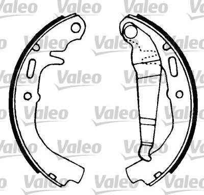 Valeo 562947 - Kit freno, freni a tamburo www.autoricambit.com