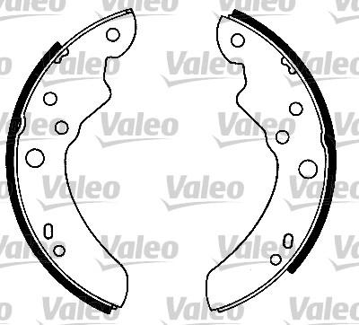 Valeo 562452 - Kit freno, freni a tamburo www.autoricambit.com