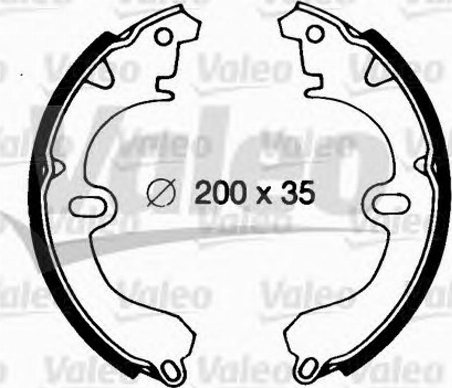 Valeo 562690 - Kit freno, freni a tamburo www.autoricambit.com