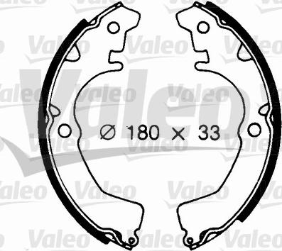 Valeo 562682 - Kit freno, freni a tamburo www.autoricambit.com