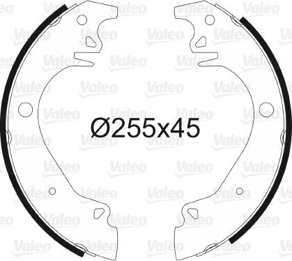 Valeo 562053 - Kit freno, freni a tamburo www.autoricambit.com