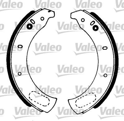 Valeo 562057 - Kit freno, freni a tamburo www.autoricambit.com