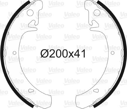 Valeo 562067 - Kit freno, freni a tamburo www.autoricambit.com