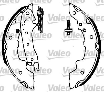 Valeo 562027 - Kit freno, freni a tamburo www.autoricambit.com