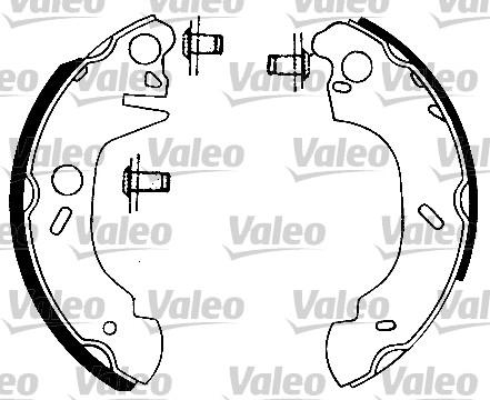 Valeo 562073 - Kit freno, freni a tamburo www.autoricambit.com