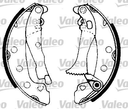 Valeo 562107 - Kit freno, freni a tamburo www.autoricambit.com