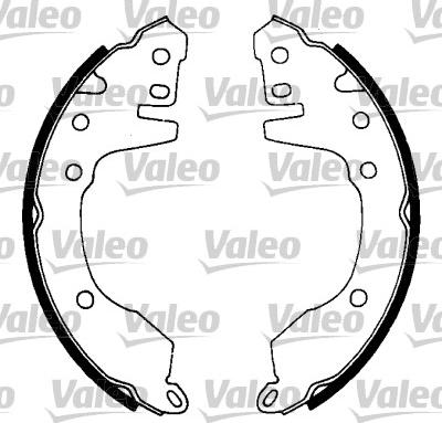 Valeo 562748 - Kit freno, freni a tamburo www.autoricambit.com