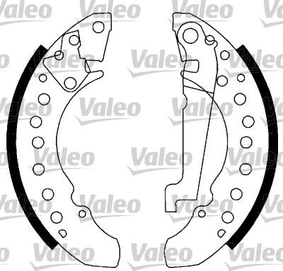 Valeo 562769 - Kit freno, freni a tamburo www.autoricambit.com