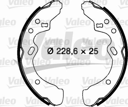 Valeo 562703 - Kit freno, freni a tamburo www.autoricambit.com