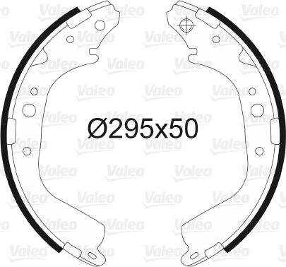 Valeo 562786 - Kit freno, freni a tamburo www.autoricambit.com