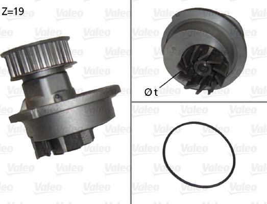 Valeo 506647 - Pompa acqua www.autoricambit.com