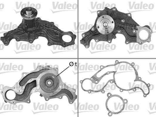 Valeo 506158 - Pompa acqua www.autoricambit.com