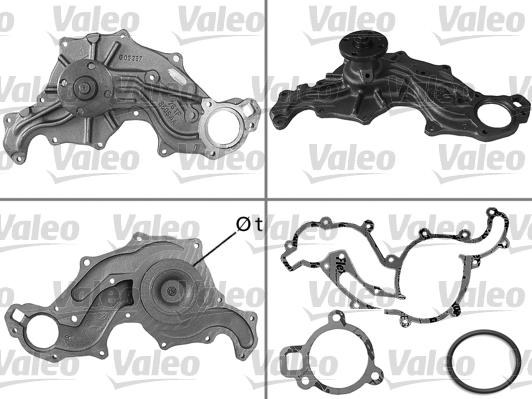 Valeo 506173 - Pompa acqua www.autoricambit.com