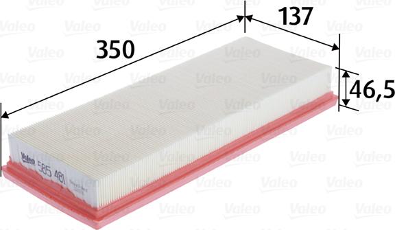 Valeo 585481 - Filtro aria www.autoricambit.com