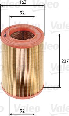 Valeo 585645 - Filtro aria www.autoricambit.com