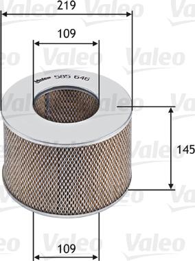 Valeo 585646 - Filtro aria www.autoricambit.com