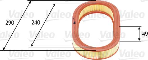 Valeo 585640 - Filtro aria www.autoricambit.com