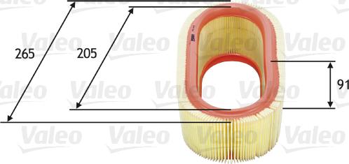 Valeo 585647 - Filtro aria www.autoricambit.com