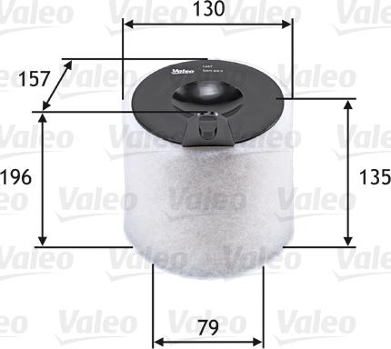 Valeo 585663 - Filtro aria www.autoricambit.com