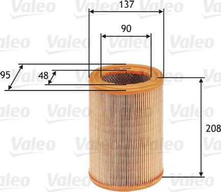 Valeo 585608 - Filtro aria www.autoricambit.com