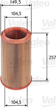 Valeo 585639 - Filtro aria www.autoricambit.com