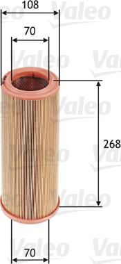 Valeo 585631 - Filtro aria www.autoricambit.com