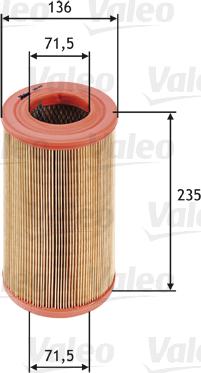 Valeo 585622 - Filtro aria www.autoricambit.com