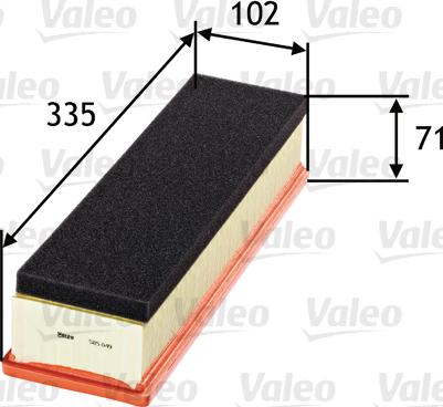 Valeo 585049 - Filtro aria www.autoricambit.com