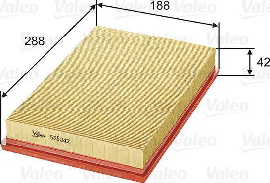 Valeo 585042 - Filtro aria www.autoricambit.com