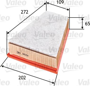 Valeo 585054 - Filtro aria www.autoricambit.com