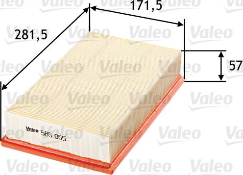 Valeo 585065 - Filtro aria www.autoricambit.com