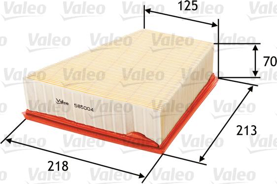 Valeo 585004 - Filtro aria www.autoricambit.com