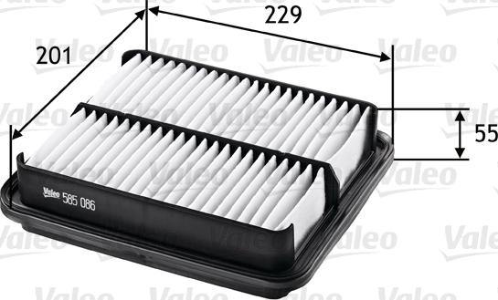 Valeo 585086 - Filtro aria www.autoricambit.com