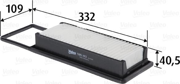 Valeo 585193 - Filtro aria www.autoricambit.com