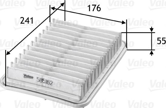 Valeo 585162 - Filtro aria www.autoricambit.com