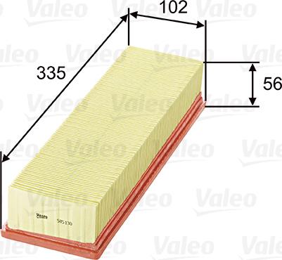 Valeo 585130 - Filtro aria www.autoricambit.com