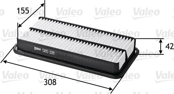 Valeo 585128 - Filtro aria www.autoricambit.com