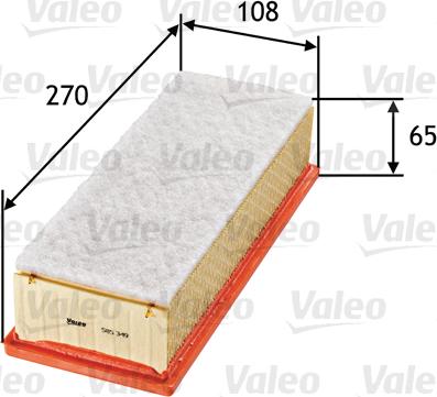 Valeo 585349 - Filtro aria www.autoricambit.com