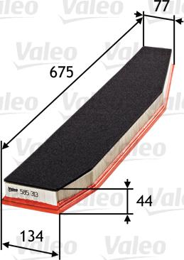 Valeo 585313 - Filtro aria www.autoricambit.com