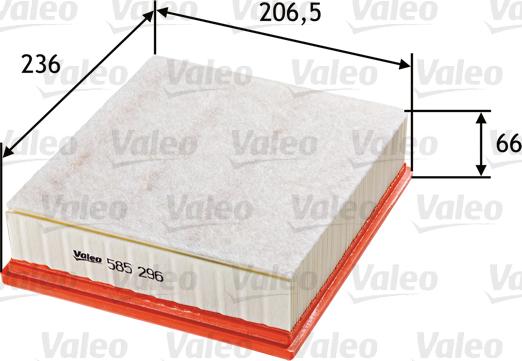 Valeo 585296 - Filtro aria www.autoricambit.com