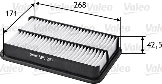 Valeo 585257 - Filtro aria www.autoricambit.com