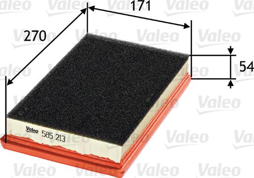 Valeo 585213 - Filtro aria www.autoricambit.com