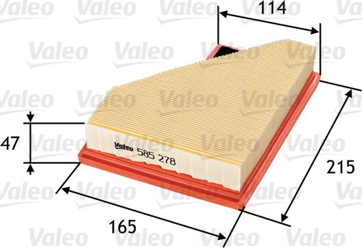 Valeo 585278 - Filtro aria www.autoricambit.com