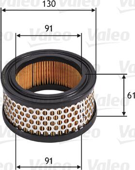 Valeo 585702 - Filtro aria www.autoricambit.com