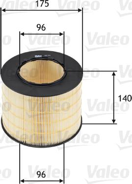 Valeo 585714 - Filtro aria www.autoricambit.com