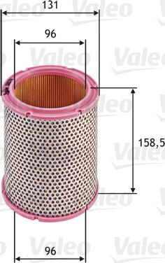 Valeo 585711 - Filtro aria www.autoricambit.com